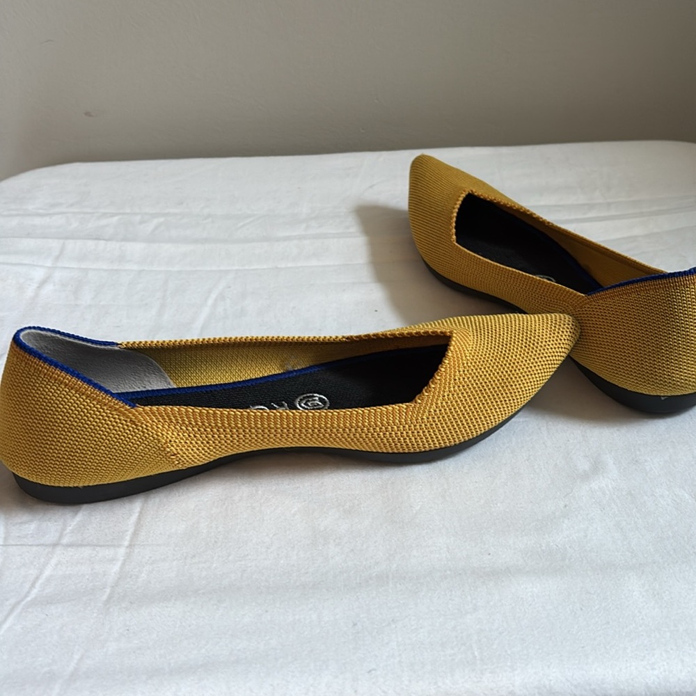 Rothy’s The Point flats in Marigold - Picture 6 of 10